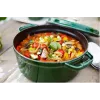 Staub La Cocotte ketaus puodas, apvalus, 26 cm, 4,6 l, bazilikų žalios spalvos