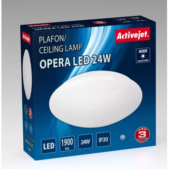 Modernus LED lubinis šviestuvas Activejet OPERA LED 24W