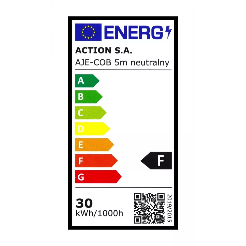 Activejet AJE-COB 5m neutrali juostinė šviesa Universal strip light Vidaus
