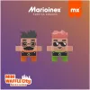 Marioinex Mini Waffle City šiukšliavežė, statybinės kaladėlės, 148 dalys (903131)