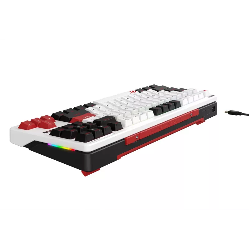 Havit KB902L žaidimų klaviatūra 80% laidinė USB QWERTY 88 klavišų RGB LED
