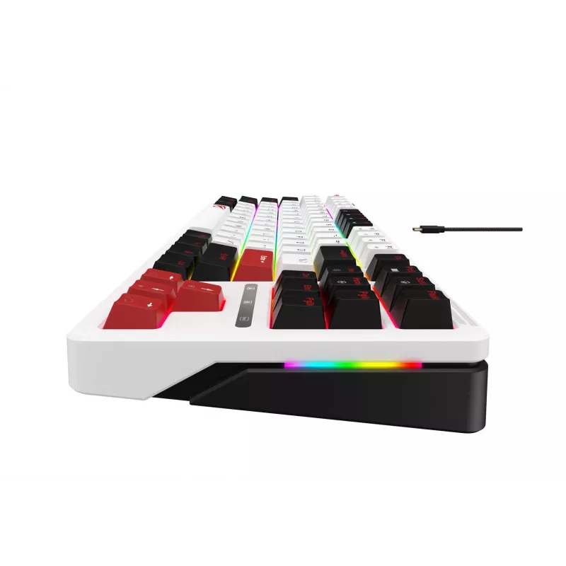 Havit KB902L žaidimų klaviatūra 80% laidinė USB QWERTY 88 klavišų RGB LED
