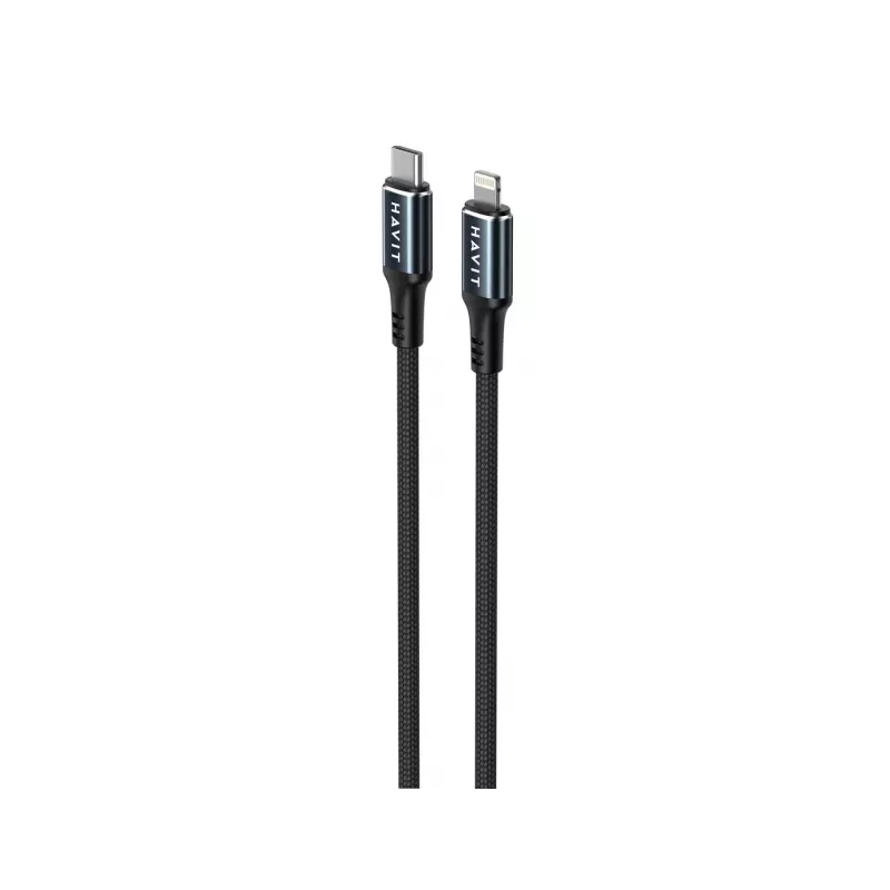 Havit CB6311 USB-C į Lightning laidas 1 m juodas 30 W