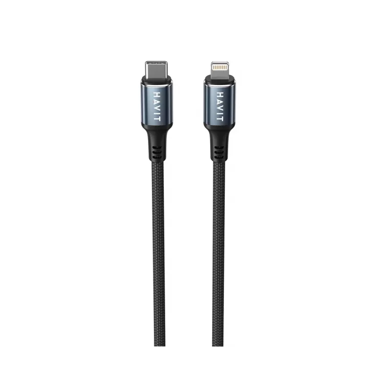 Havit CB6311 USB-C į Lightning laidas 1 m juodas 30 W