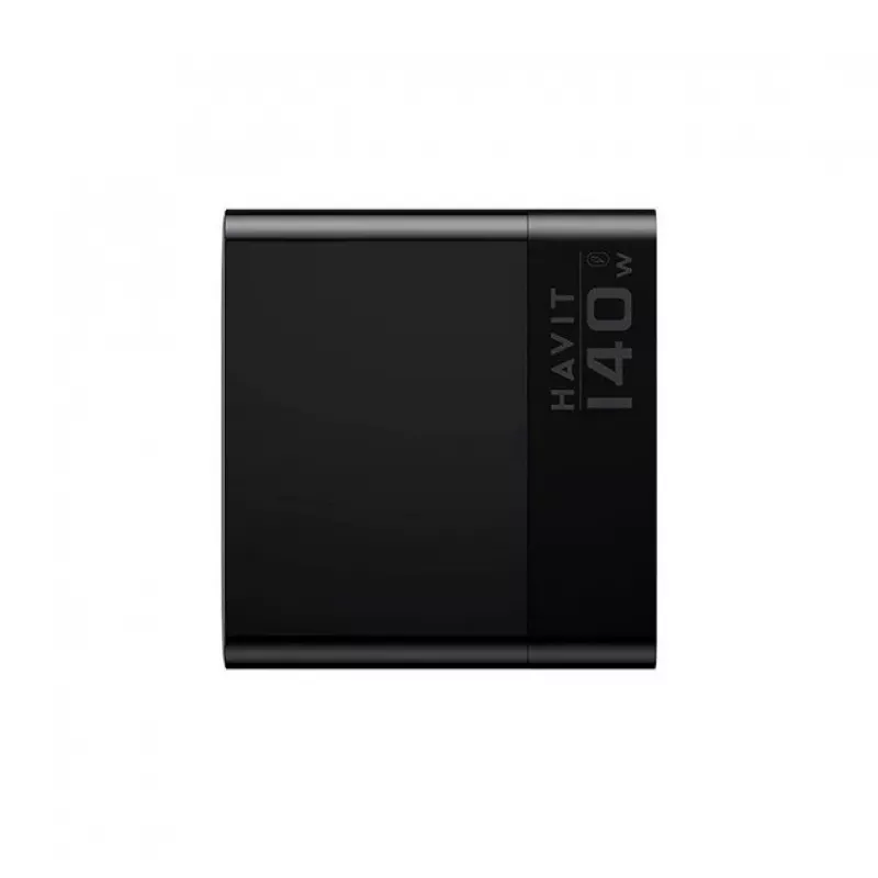 HAVIT Travel Charger UCLE004 EU 140W Penkių prievadų GaN juodas