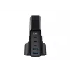 HAVIT Travel Charger UCLE004 EU 140W Penkių prievadų GaN juodas