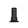 HAVIT Travel Charger UCLE004 EU 140W Penkių prievadų GaN juodas