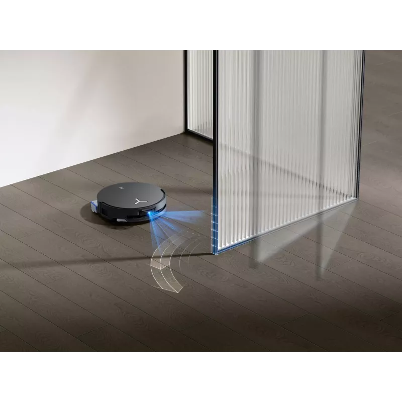 Robotinis dulkių siurblys ir šluotuvas Ecovacs Deebot X8 Omni juodas, 5200 mAh, 128 min, dulkių maišelis 0,22 l, šlapias valymas, automatinė bazinė stotis