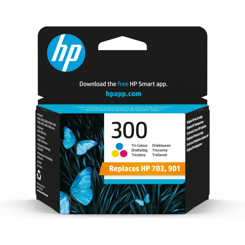 HP 300 spalvotas rašalo kasetė Vivera 4 ml, skirta Deskjet D2560 F4280 All-in-One (ML)