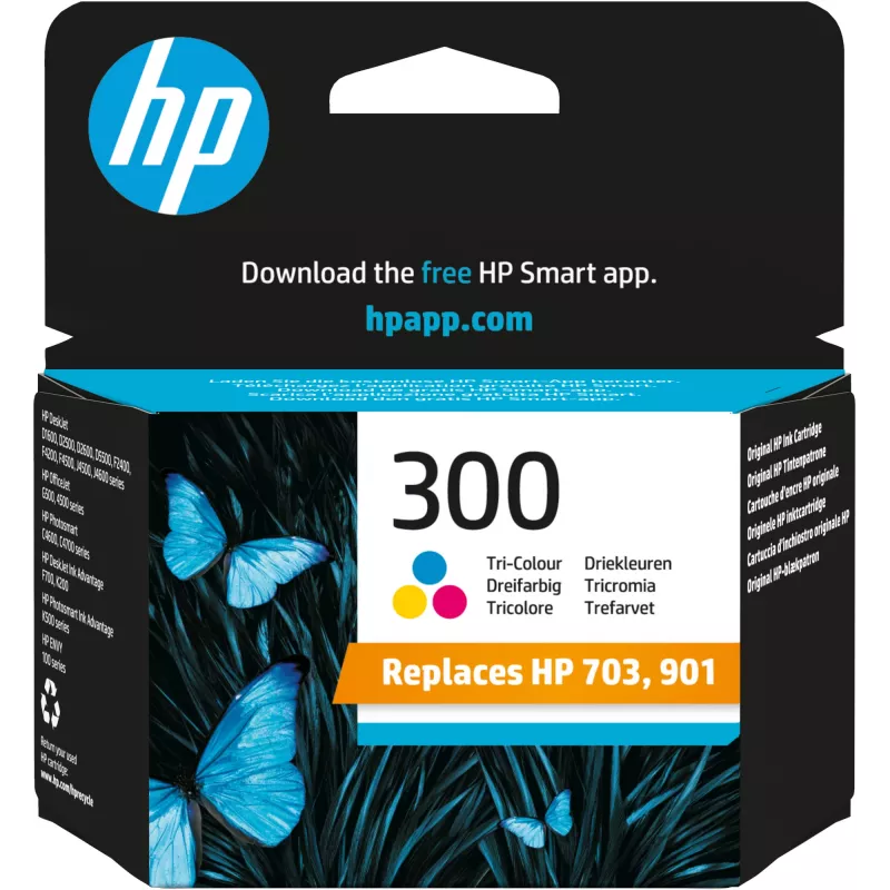 HP 300 spalvotas rašalo kasetė Vivera 4 ml, skirta Deskjet D2560 F4280 All-in-One (ML)