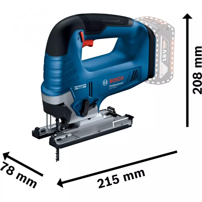Pjūklas stūmoklinis Bosch GST 18V-125 B Professional