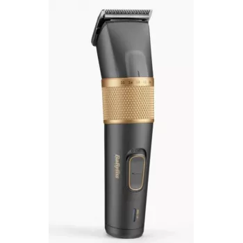 Plaukų kirpimo mašinėlė BaByliss E987E Gold Granite – įkraunama Li-Ion, 8 ilgio pakopų, 0,6 mm–28 mm, vandeniui atspari