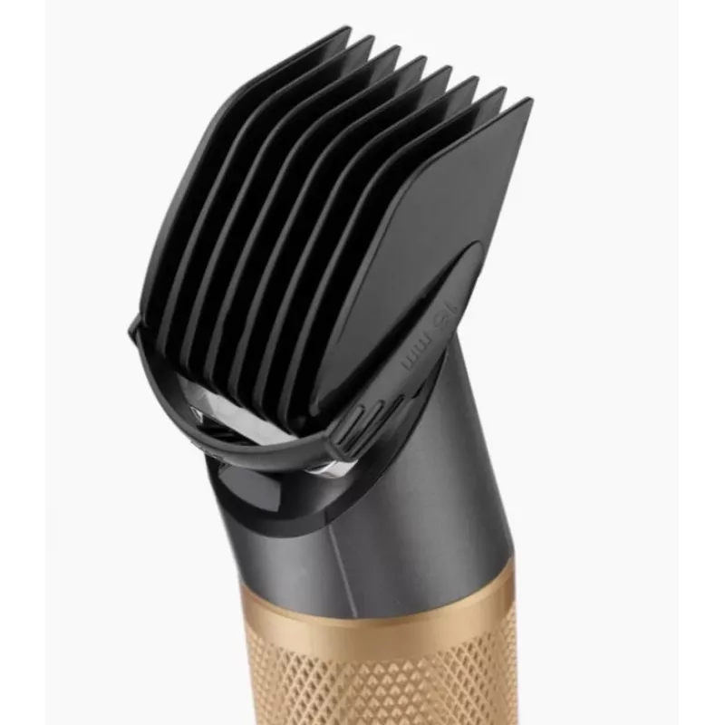 Plaukų kirpimo mašinėlė BaByliss E987E Gold Granite – įkraunama Li-Ion, 8 ilgio pakopų, 0,6 mm–28 mm, vandeniui atspari
