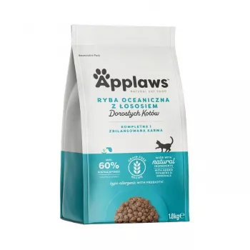 APPLAWS Adult Ocean fish with salmon – sausas kačių ėdalas – 1,8 kg