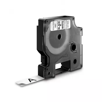 DYMO D1 Durable juoda ant baltos 12mm