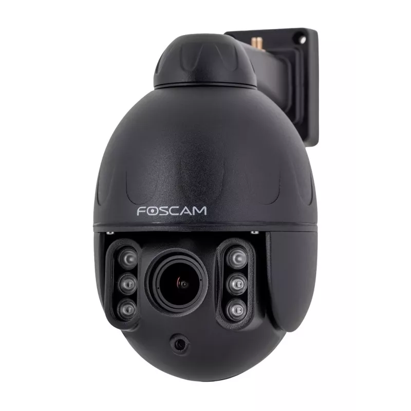 IP stebėjimo kamera Foscam SD4 kupolas 4 MP (2304×1536), 4x optinis priartinimas, WDR, IR 50 m, Wi‑Fi, PoE/ETH, „MicroSD“ iki 256 GB