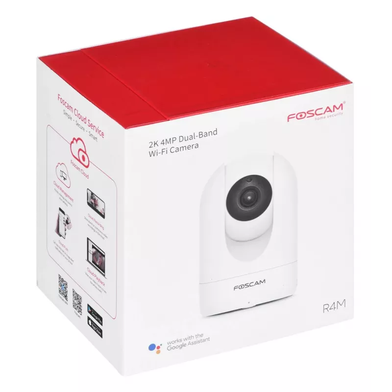 Foscam R4M IP stebėjimo kamera Cube, vidaus, 2560 x 1440 pikselių, ant stalo