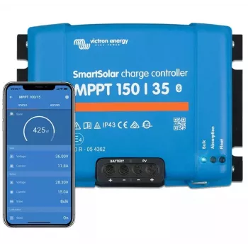 MPPT saulės įkrovos valdiklis Victron Energy SmartSolar 150/35 – 150V įėjimas, 35A išėjimas