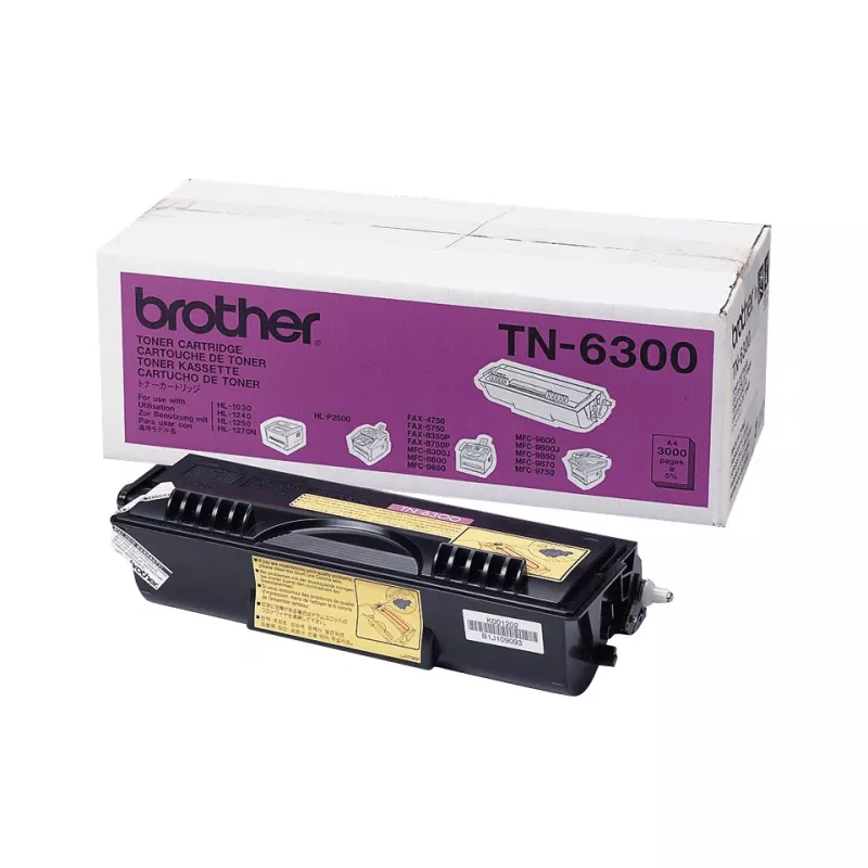 Brother TN-6300 juodas tonerio kasetė, 3000 puslapių