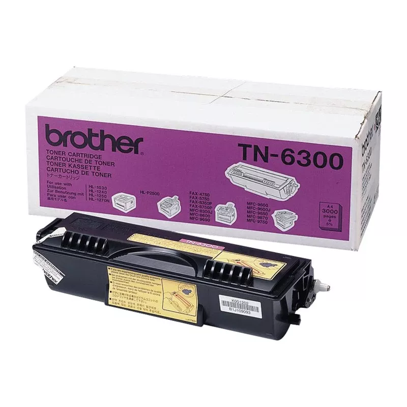 Brother TN-6300 juodas tonerio kasetė, 3000 puslapių