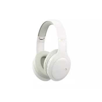 Ausinės Havit H633BT belaidės, on-ear, 40 mm, Bluetooth 5.3, 20 h, USB-C, smėlio spalvos