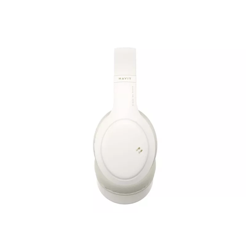 Ausinės Havit H633BT belaidės, on-ear, 40 mm, Bluetooth 5.3, 20 h, USB-C, smėlio spalvos