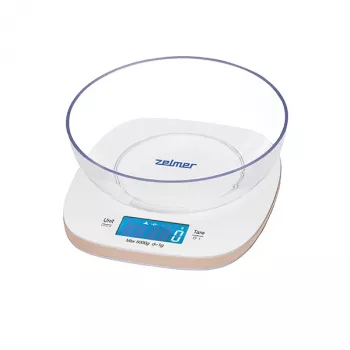 Zelmer ZKS1451 elektroninės virtuvinės svarstyklės balta