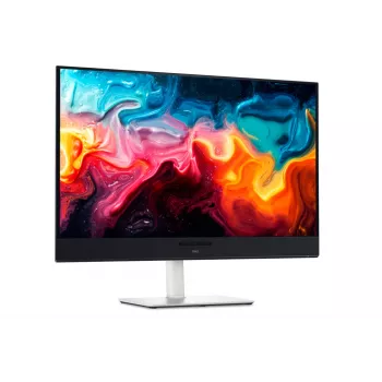 DELL Plus S3225QC monitor kompiuterinis 80,3 cm (31,6 inch) 3840 x 2160 pikselių 4K Ultra HD QD-OLED juodas, sidabrinis