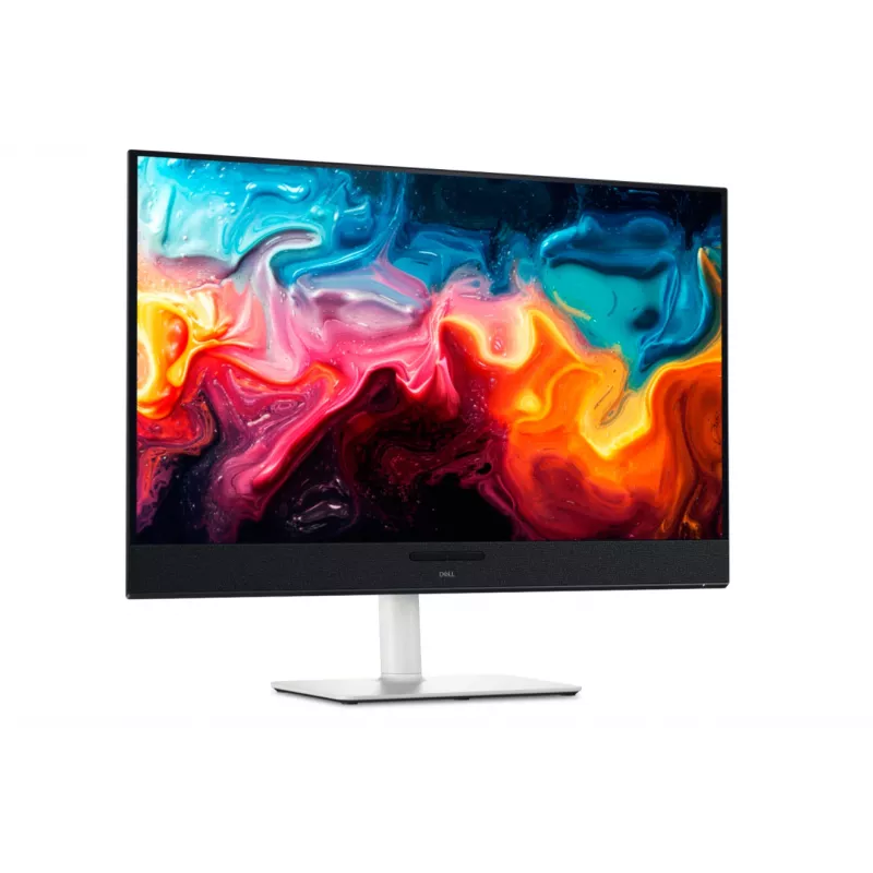 DELL Plus S3225QC monitor kompiuterinis 80,3 cm (31,6 inch) 3840 x 2160 pikselių 4K Ultra HD QD-OLED juodas, sidabrinis