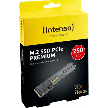 Intenso PREMIUM SSD 250GB vidinis M.2 2280 PCI Express 3.0 x4 NVMe (3835440)