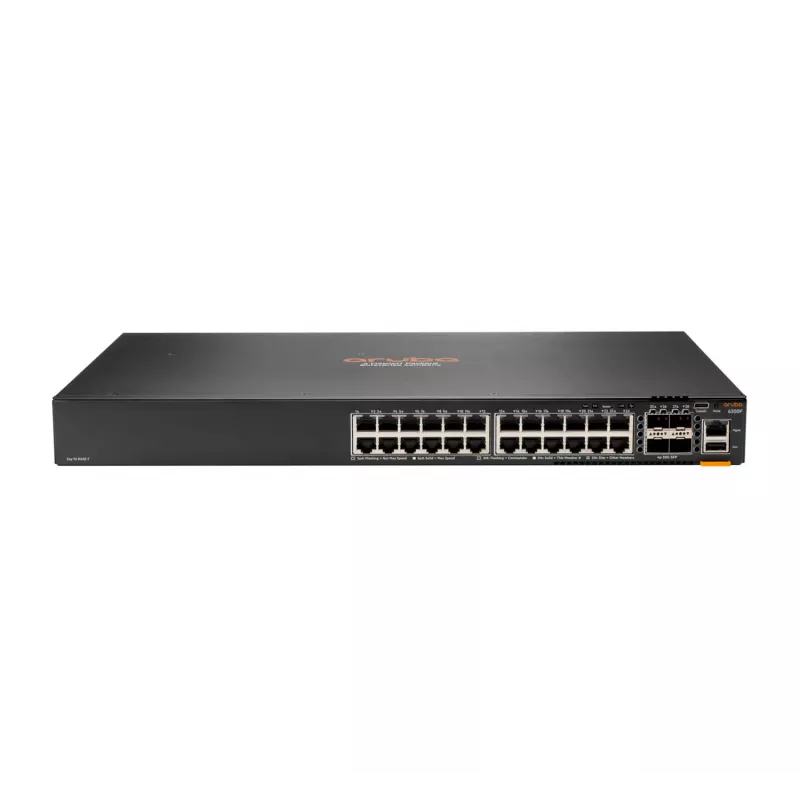 HPE Aruba 6300F jungiklis L3 valdomas 24x 10/100/1000 + 4x 1/10/25/50 Gb SFP56