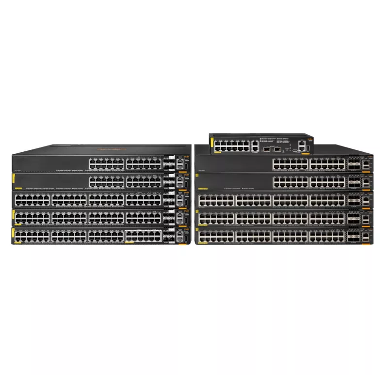 HPE Aruba 6200F 12G Class4 PoE 2G/2SFP+ 139W jungiklis - valdomas L3 jungiklis - 12 x 10/100/1000 (PoE+) + 2 x 100/1000 (aukštinimo) + 2 x 1 Gigabit / 10 Gigabit SFP+ - montuojamas į stelažą