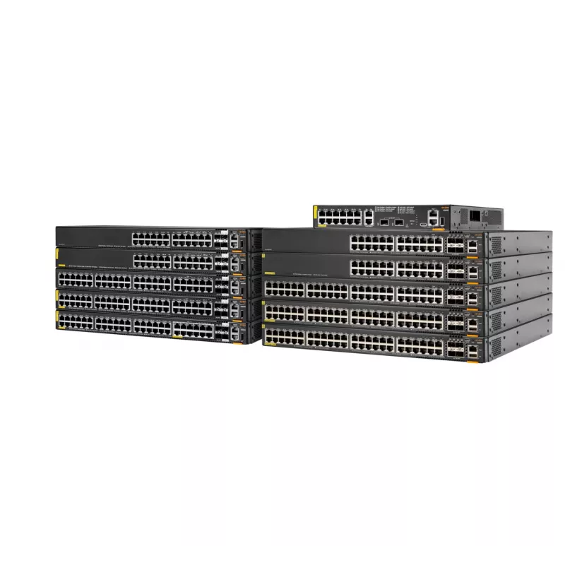 HPE Aruba 6200F 12G Class4 PoE 2G/2SFP+ 139W jungiklis - valdomas L3 jungiklis - 12 x 10/100/1000 (PoE+) + 2 x 100/1000 (aukštinimo) + 2 x 1 Gigabit / 10 Gigabit SFP+ - montuojamas į stelažą