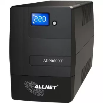 ALLNET ALL90600T nepertraukiamo maitinimo šaltinis (UPS) 600 VA 4 AC išėjimai, linijinis interaktyvus