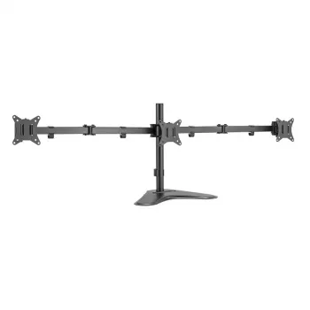 LOGILINK BP0174 Trigubas monitorių laikiklis 17-27 colių, kiekvienos rankos ilgis 658 mm, su išmaniojo telefono laikikliu, aliuminis