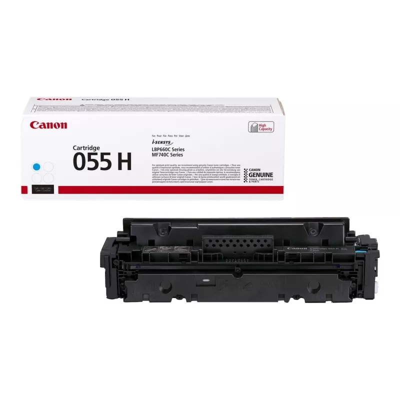 Canon 055H originalus tonerio kasetė 1 vnt. Cyan