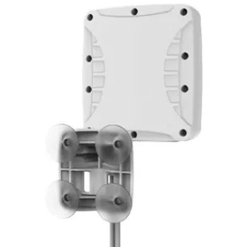 Poynting Antennas A-XPOL-0001-V2-21 5G/LTE stiebo/sienos/lango antena, kryžminė poliarizacija, 3 dBi, 2x2 MIMO, SMA (M), 2 x 5 m kabeliai