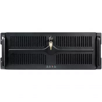 CHIEFTEC UNC-411E 4U stelažinis korpusas EATX, be maitinimo šaltinio, USB 3.0, juodas