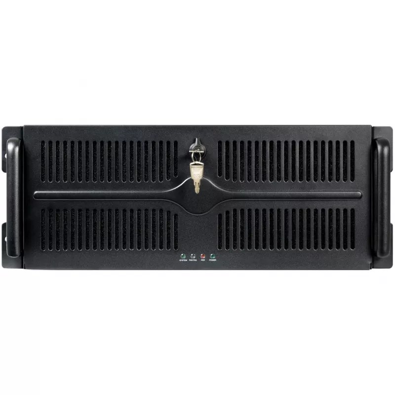 CHIEFTEC UNC-411E 4U stelažinis korpusas EATX, be maitinimo šaltinio, USB 3.0, juodas