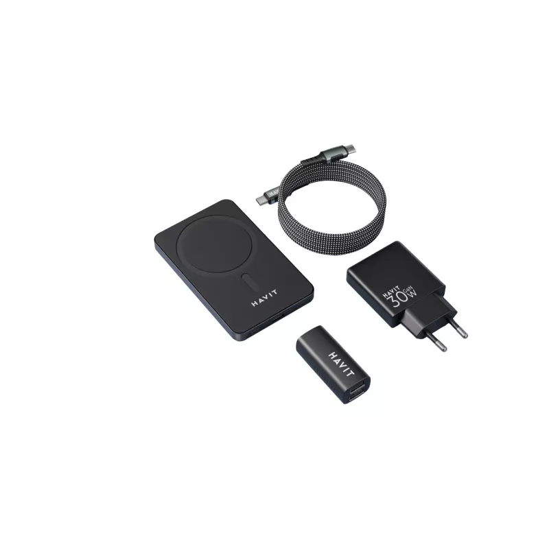 HAVIT Įkrovimo rinkinys 2024 Dovanų rinkinys EU – kelių prietaisų įkrovimo komplektas