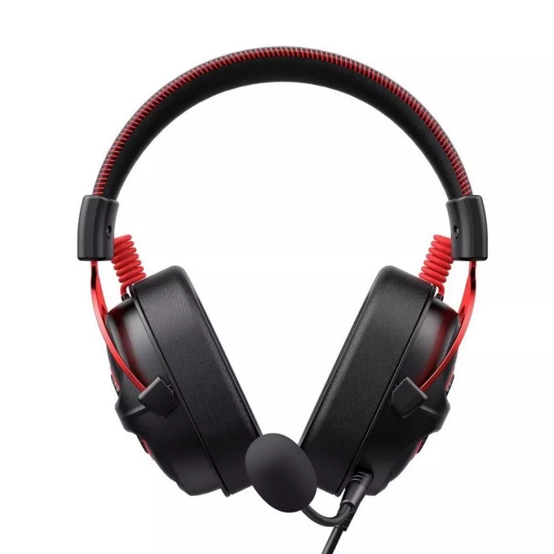 Ausinės Havit H2002E Pro Wired Gaming juodos raudonos