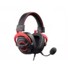 Ausinės Havit H2002E Pro Wired Gaming juodos raudonos