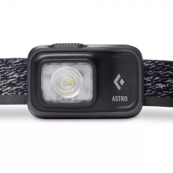 Žibintvietė Black Diamond Astro 300 Black, mėlynas galvos dirželis