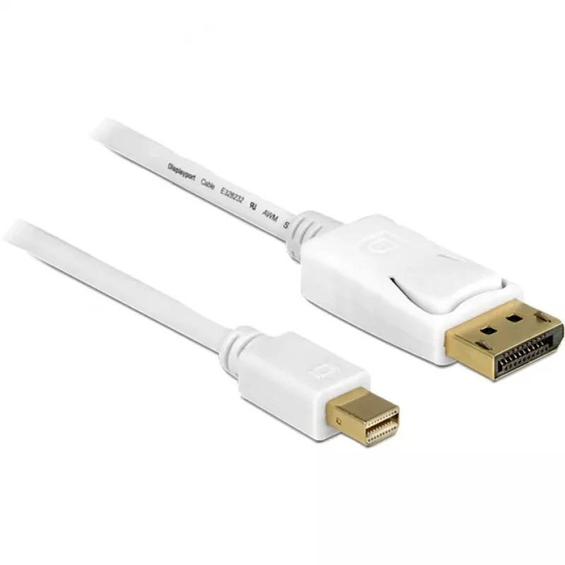 DeLOCK 83483 Mini DisplayPort – DisplayPort kabelis 3 m baltas