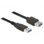 USB ilginamasis kabelis DeLOCK 85056 USB 3.2 Gen 1 2m, juodas