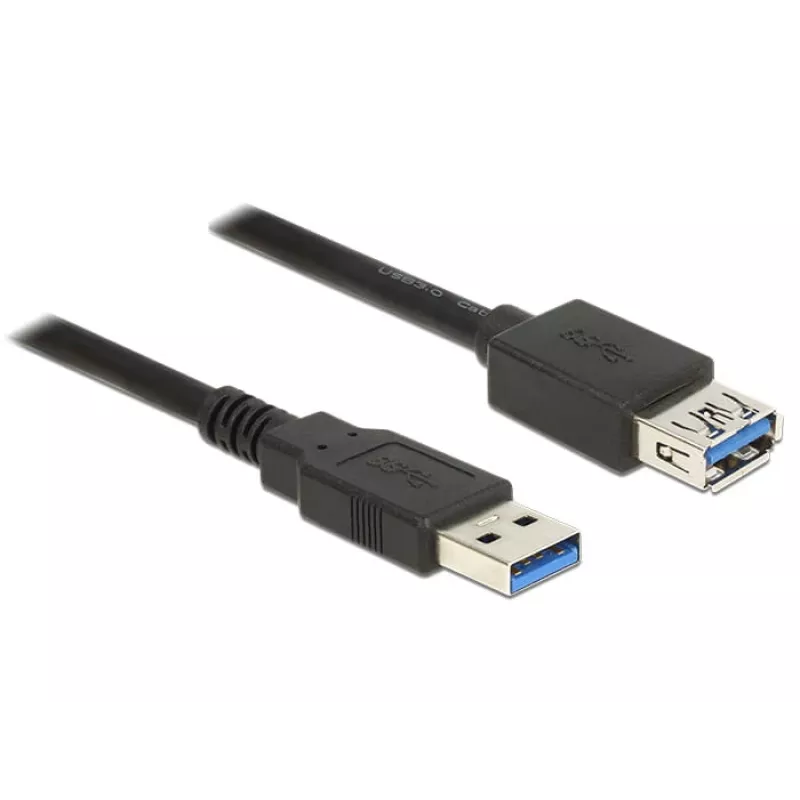 USB ilginamasis kabelis DeLOCK 85056 USB 3.2 Gen 1 2m, juodas