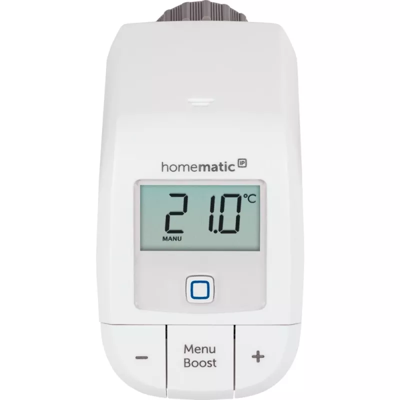 Pridėtinis radiatoriaus termostatas Smart Home Basic (HmIP-eTRV-B), baltas, 3 vnt. rinkinys