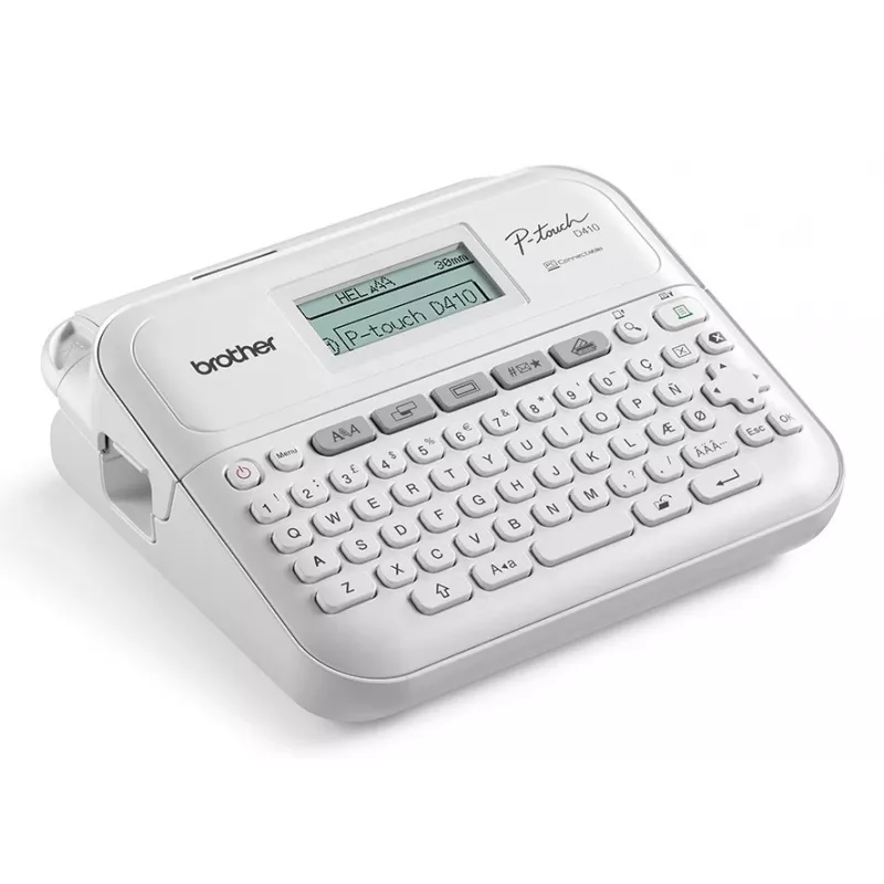 Brother PT-D410VP etikečių spausdintuvas ZINK (Zero-Ink) 180 x 180 DPI Laidinis TZe QWERTY