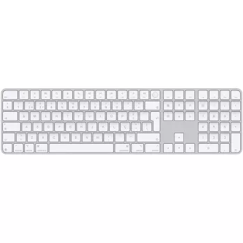 APPLE Magic Keyboard su Touch ID ir skaitmenine klaviatūra, skirta Mac modeliams su Apple siliciu - portugalų kalba - balti klavišai