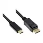 Good Connections GC-M0105 - 1 m - USB Type-C - DisplayPort - Laidas - Kištukas - Kištukas - Tiesus
